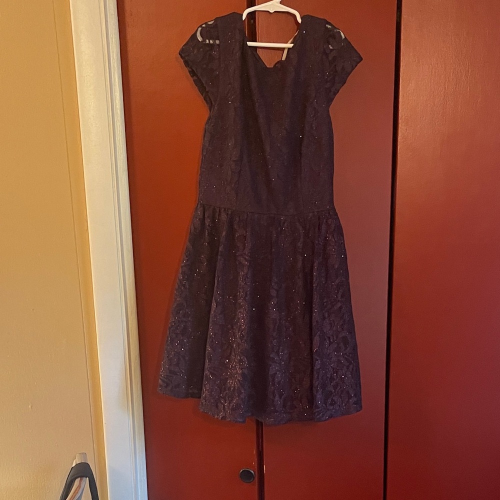 Speechless Sparkling Purple Kids Dress